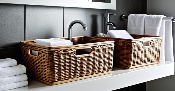 Des paniers de rangement salle de bain pour tous vos besoins