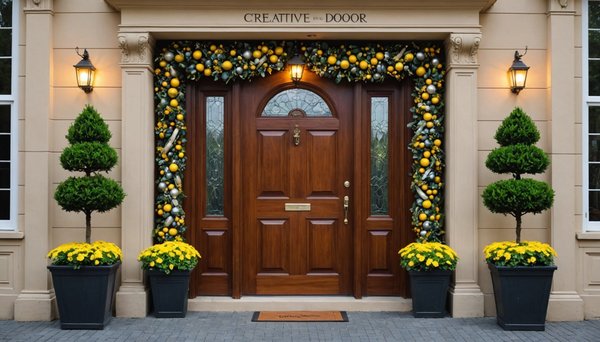 Des astuces créatives pour une décoration de porte réussie